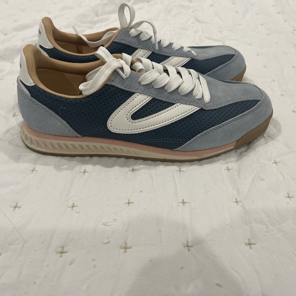 Tretorn Blue and White Sneakers